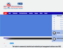 Tablet Screenshot of bigmpestcontrol.com